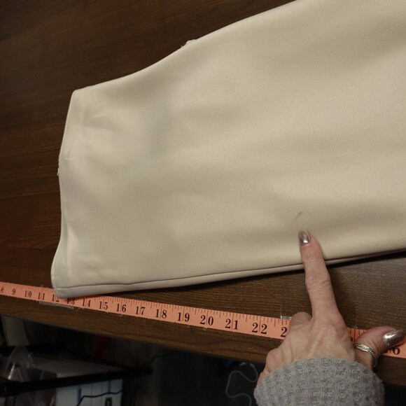 Alex Evenings Lace Sequin Dress Womens 14 Beige Cruise Formal Dance Party Event - Picture 7 of 16